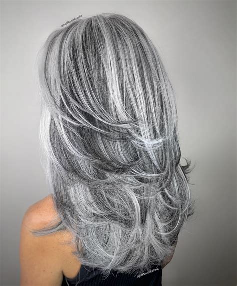 salt n pepper hair colour